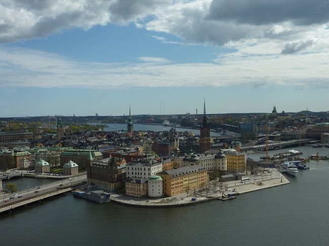 塔の上から望むガムラスタン！可愛いです。魔女の宅急便のモデルと言われているのもわかりますね。