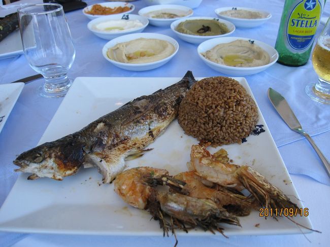 シーバスと海老とか