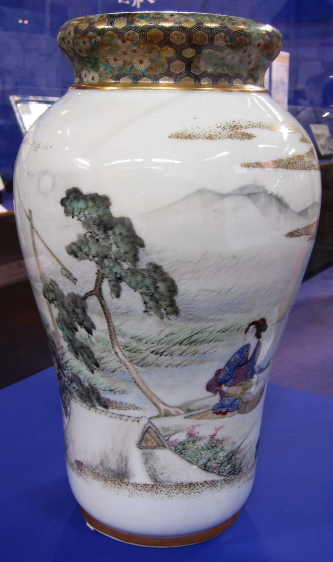 2011晩秋、ドームやきものワールド(3/8)：瀬戸物(1)：初代・川本