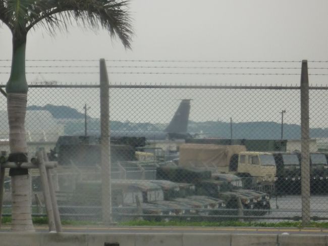 前回の時はみなかった、米軍基地