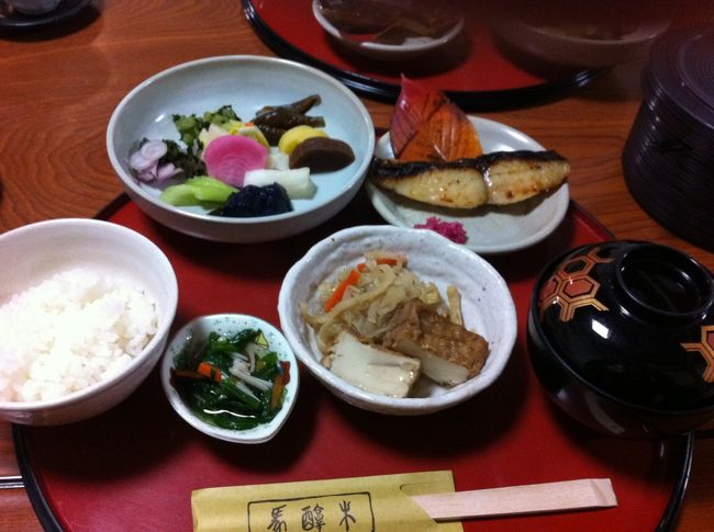 半日バス観光が終わって奈良駅で解散後は<br />ランチランチランチ。<br /><br />奈良駅から歩いて<br />あしびの郷へ行きました。<br />おつけもの御膳１４８０円。<br /><br />おつけもの好きな私としては<br />このおつけもの御膳の存在を知ってしまったら<br />どうしても食べてみたかった。<br /><br />おつけものに切干大根に西京焼きにお味噌汁！<br />好きなものしかなかったのでとても美味しく感じました。