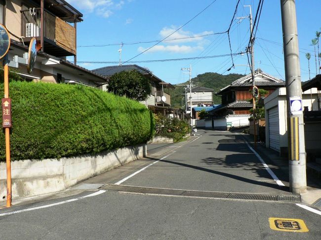 六角井戸周辺の街並み。