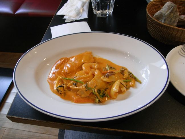 白身魚のトマトクリーム煮 (ランチセットで当時\1,570)