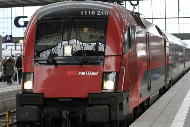 【欧州旅行6日目】 ザルツブルク一日観光へ~ 「OBB railjet」