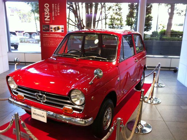 ＨＯＮＤＡ青山ショールームに立ち寄って帰ります