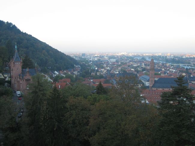 ハイデルブルク城からの眺めです
