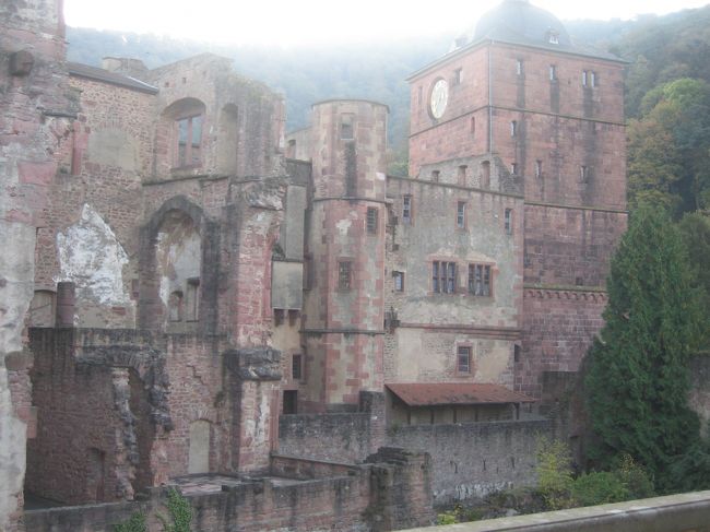 ハイデルブルク城です<br />１７世紀後半のプファルツ継承戦争などで城は廃墟のようです