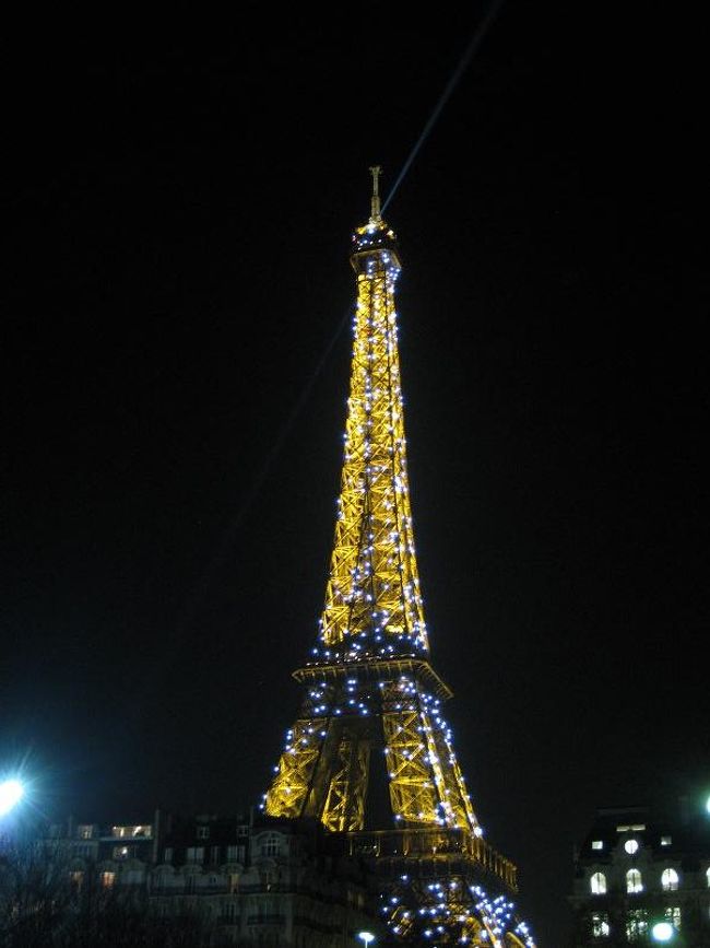 ちょうど19時のシャンパンフラッシュがはじまりました。<br />約5分間きらきら。<br />タイミングが良かったです。<br />ポーターさんが荷物を運びいれている間に、見学。