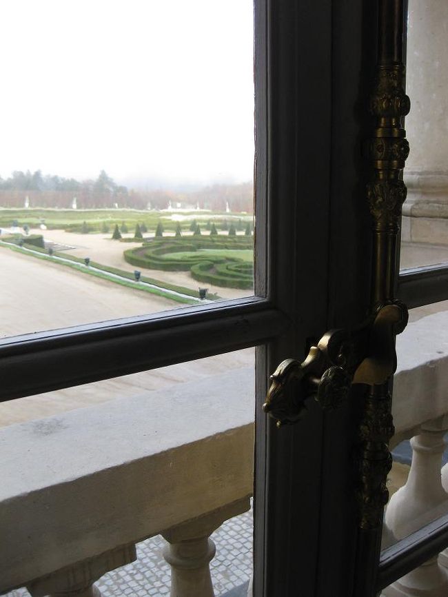 庭が見えます。