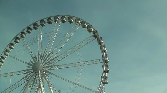 コンコルド広場の観覧車。<br />聞いていた通り、周るのが速い。