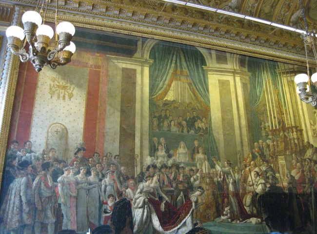 こっちがベルサイユで見た、ナポレオン1世の戴冠。