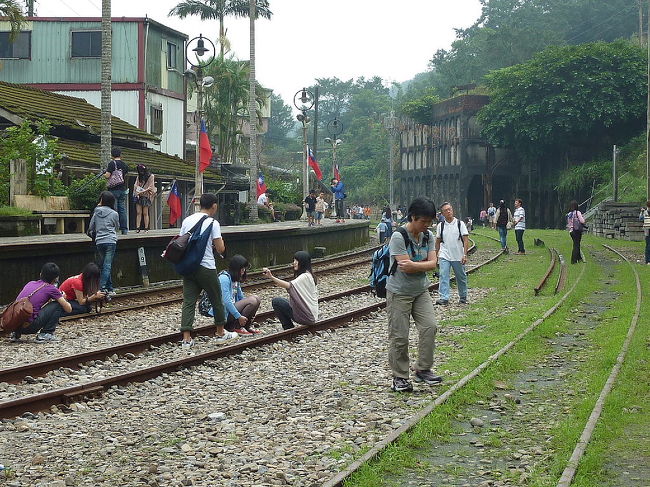 平渓線の終点、菁桐。<br /><br />詳細は別のブログに載せました。<br />http://blog.livedoor.jp/qz2010il/archives/1390266.html<br /><br />
