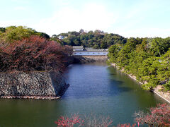 ホテル内のエレベータホールから、お堀と彦根城の天守閣が見えた！
確かに彦根城に一番近いホテルというだけあるなー。
