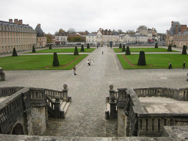 階段の上から見た景色。<br />ナポレオンも、見た景色？