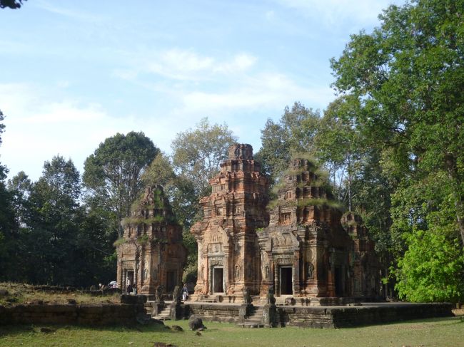 アンコール遺跡中で最古の寺院<br />