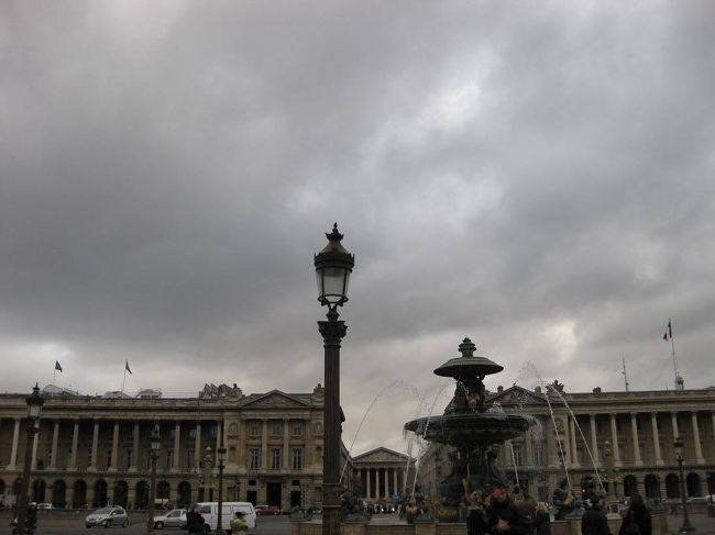 コンコルド広場からマドレーヌ寺院。<br />今回は見学できなくて残念でした。