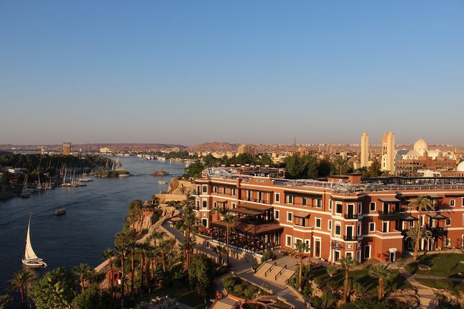 うっとりとナイル川を眺める。