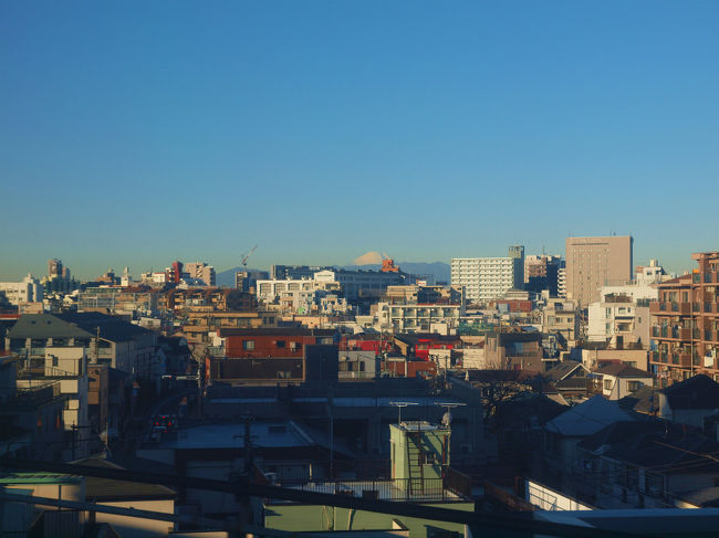 以来　気になって　定宿の猿沢荘（三泊目なのに）<br /><br />　１２月、宿を申込む、、空いていますの　返事<br /><br />富士山が小さく見えてきました。