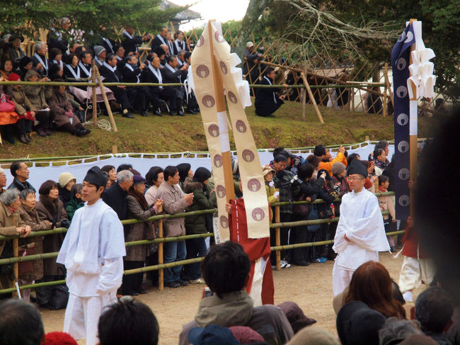 梅白枝<br /><br />観覧席は参列に椅子が並び<br /><br />　私は二列目なので　前列の人の間から写してますので<br /><br />どうしても　前列の人の行動で、、ピッタリには写せません<br /><br />　一部　前列の人が写ってる場合もあります<br /><br />ご容赦を