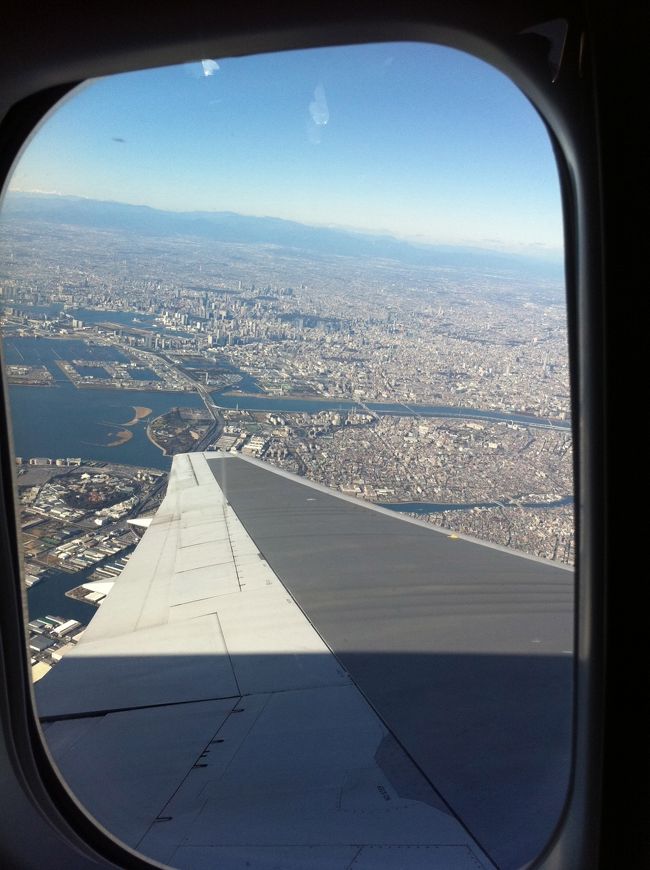 快晴。東京がよく見えます。