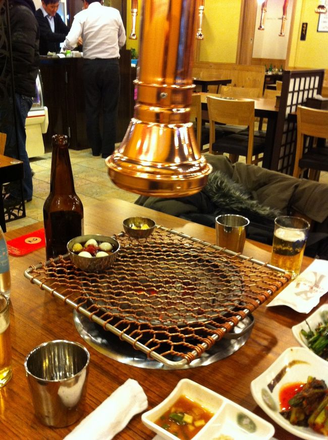 炭火準備完了。