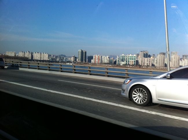 地下鉄からの風景。