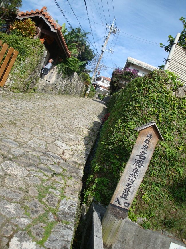 移動して、駐車場が見つからず、旦那様は車で何処かに・・・<br /><br />私は１人、金城町石畳道へ