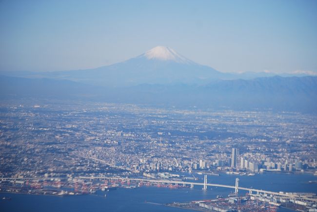【2024新春福袋】 今年最後の富士山空撮①東京湾上空より』神奈川県の旅行記 絵画