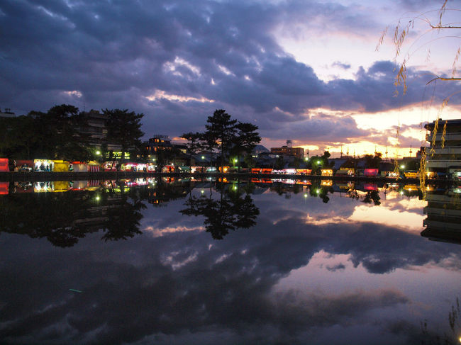 水面　地上　同じ景色