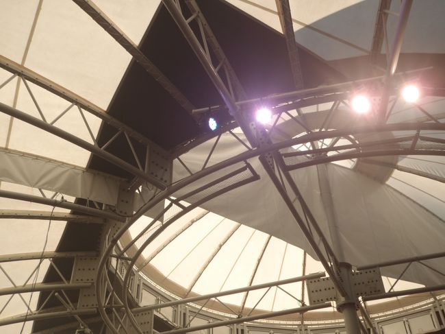 天井付近はこんな感じ。