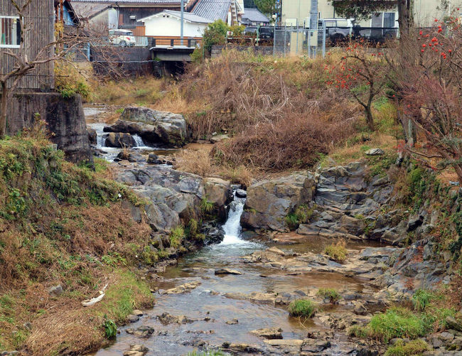 裏手を流れる　宇陀川<br /><br />　水がきれい