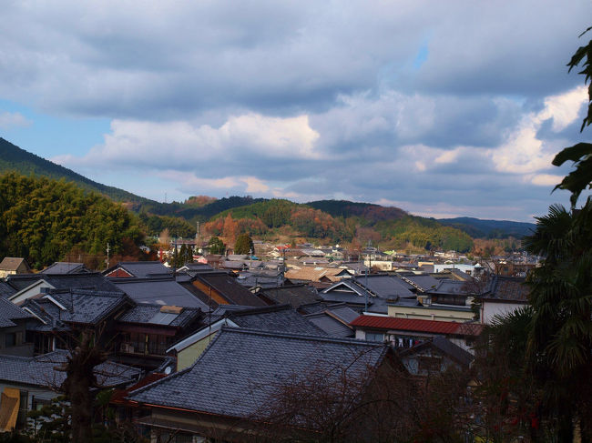 　やや　横をも　写す　大宇陀の町並み　瓦の波