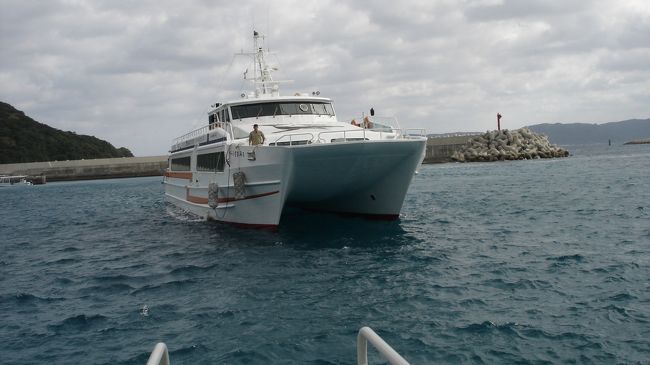 帰りの船が来ました。