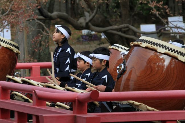春日大社神苑　万葉植物園<br /><br />◎ 創作和太鼓　鼓宮舞（こくぶ）　奉納演舞<br />