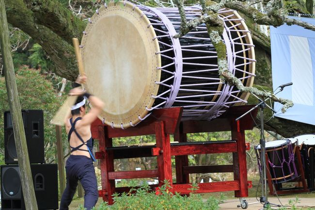 春日大社神苑　万葉植物園<br /><br />◎ 創作和太鼓　鼓宮舞（こくぶ）　奉納演舞<br />