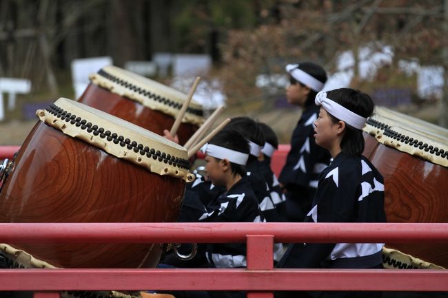 春日大社神苑　万葉植物園<br /><br />◎ 創作和太鼓　鼓宮舞（こくぶ）　奉納演舞<br />