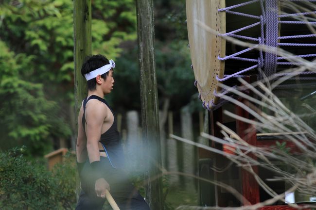 春日大社神苑　万葉植物園<br /><br />◎ 創作和太鼓　鼓宮舞（こくぶ）　奉納演舞<br />