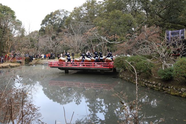 春日大社神苑　万葉植物園<br /><br />◎ 創作和太鼓　鼓宮舞（こくぶ）　奉納演舞<br />