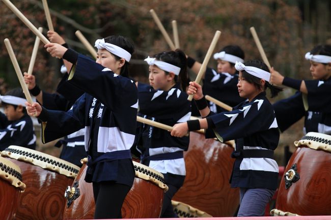 春日大社神苑　万葉植物園<br /><br />◎ 創作和太鼓　鼓宮舞（こくぶ）　奉納演舞<br />