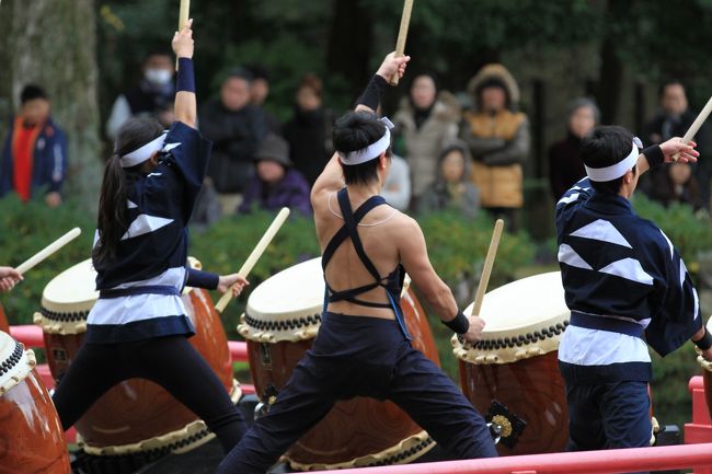 春日大社神苑　万葉植物園<br /><br />◎ 創作和太鼓　鼓宮舞（こくぶ）　奉納演舞<br />