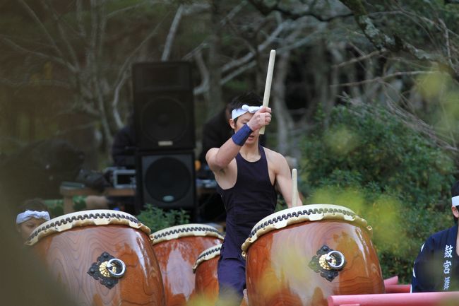 春日大社神苑　万葉植物園<br /><br />◎ 創作和太鼓　鼓宮舞（こくぶ）　奉納演舞<br />