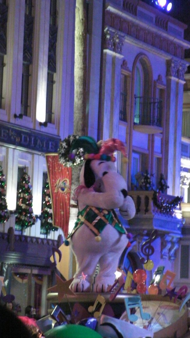 スヌーピー。ノリノリでダンスしていました。