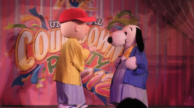 キャラクターグリーティング。他にも色々なキャラクターがいていました。例えばウォーターワールドのディーコンなど・・・