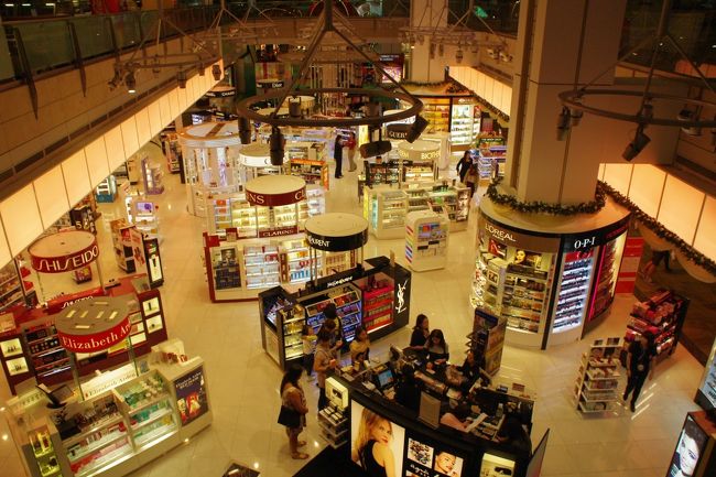 チャンギは世界のハブ空港とだけあって、設備も充実。空港内にはホテルもあるし、さすが。羽田空港とは大違い（;￣O￣）