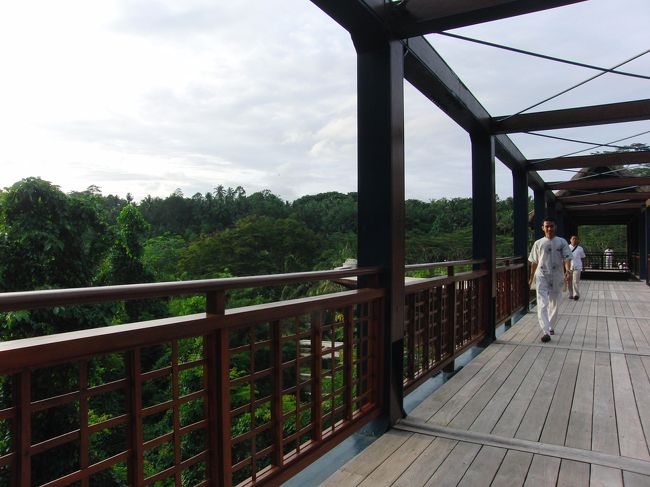 <br />　その、踊りを見る前に、<br /><br />　ちょっと早いディナー。<br /><br /><br />　フォーシーズンズ・サヤンにて。