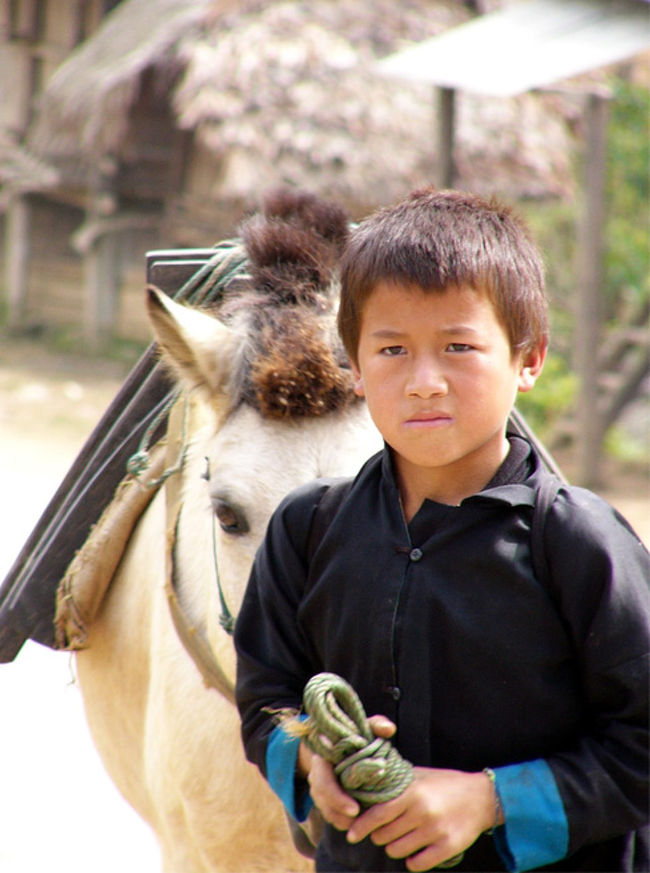 2003年、北部ラオス