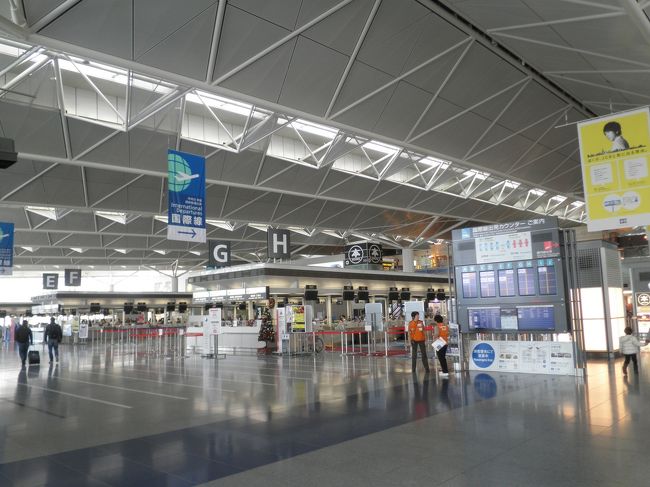 セントレア（中部国際空港）です。いよいよ出発。やっとこの日が来ました。まずは、バンコクまで。