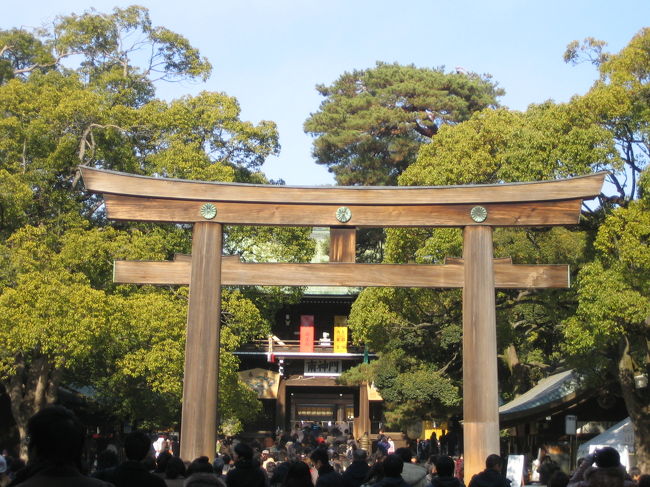 本殿前の鳥居が見えてきました。<br /><br />