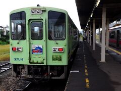 7時43分に羽後本荘駅に到着した。ここで由利高原鉄道鳥海山ろく線に乗り換える。由利高原鉄道は、廃止された国鉄矢島線を引き継いだ路線で、羽後本荘駅から矢島駅までを結んでいる。