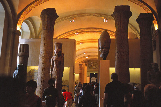 エジプトのコーナーにて。